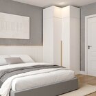 Guarda-roupa Modulado De Canto 2 Peças 4 Portas Jade Cabecasa