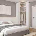 Guarda-roupa Modulado De Canto 2 Peças 4 Portas Jade Cabecasa