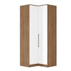 Guarda-roupa Modulado De Canto 2 Portas 3 Gavetas E Prateleir