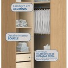 Guarda-roupa Modulado De Canto 2 Portas Elegance Angelin