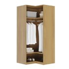 Guarda-roupa Modulado De Canto 2 Portas Jade Cabecasa Madeira