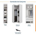 Guarda Roupa Modulado De Canto 5 Portas 3 Peças Hera Cabecasa