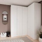 Guarda Roupa Modulado De Canto 5 Portas 3 Peças Hera Cabecasa