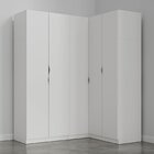 Guarda Roupa Modulado De Canto 5 Portas 3 Peças Hera Cabecasa