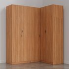 Guarda Roupa Modulado De Canto 5 Portas 3 Peças Hera Cabecasa