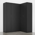 Guarda Roupa Modulado De Canto 5 Portas 3 Peças Hera Cabecasa