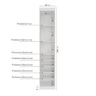 Guarda Roupa Modulado De Canto 6 Portas 3 Peças Hera Cabecasa
