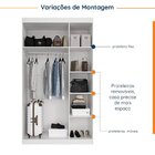 Guarda Roupa Modulado De Canto 6 Portas 3 Peças Hera Cabecasa