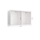 Guarda Roupa Modulado De Canto 6 Portas 3 Peças Hera Cabecasa