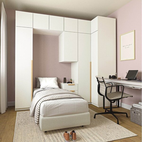 Guarda-roupa Modulado De Canto 8 Peças 10 Portas Jade Cabecas