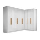 Guarda-roupa Modulado De Canto 9 Portas E 2 Gavetas Paris Bra