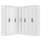 Guarda-roupa Modulado De Canto 9 Portas E 4 Gavetas Paris Bra