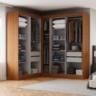 Guarda-roupa Modulado De Canto 9 Portas E 4 Gavetas Paris Cin