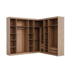 Guarda Roupa Modulado De Canto Com Espelho 9 Portas 4 Peças H