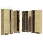 Guarda-roupa Modulado De Canto Madesa Nilo 341001 Com 4 Peças