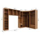 Guarda Roupa Modulado De Casal 10 Portas 5 Peças E 1 Cabeceir