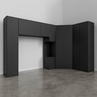 Guarda Roupa Modulado De Casal 10 Portas 5 Peças E 1 Cabeceir