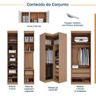 Guarda Roupa Modulado De Casal 12 Portas 6 Peças 1 Mesa De Ca