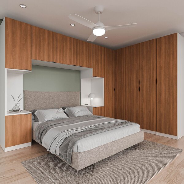 Guarda Roupa Modulado De Casal 12 Portas 6 Peças 2 Mesas De C