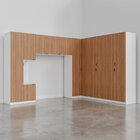 Guarda Roupa Modulado De Casal 12 Portas 6 Peças 2 Mesas De C