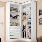 Guarda-roupa Modulado Dormitório Casal Canto Com 4 Portas Ver