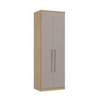 Guarda Roupa Modulado Elegance 2 Portas 78,5 Cm - Carvalho/c