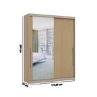 Guarda Roupa Modulado Elegance 2 Portas De Correr/espelho-ci