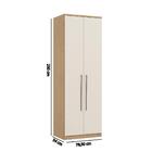 Guarda Roupa Modulado Elegance 2 Portas E 2 Gavetas-carvalho