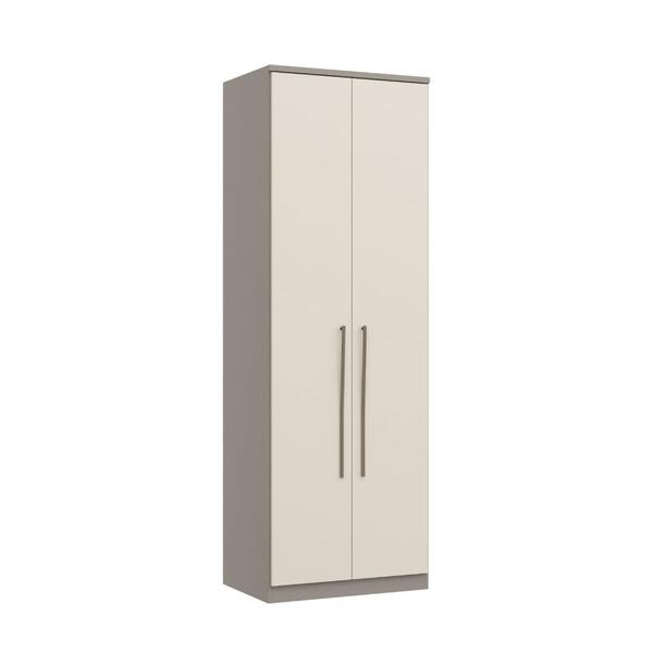 Guarda Roupa Modulado Elegance 2 Portas E 2 Gavetas-cinza/of