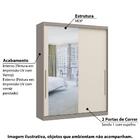 Guarda Roupa Modulado Elegance C/2 Portas De Correr/espelho-