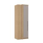 Guarda Roupa Modulado Elegance Canto Reto 1 Porta Marrom