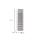 Guarda-roupa Modulado Elite 2 Pt Branco