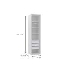 Guarda-roupa Modulado Elite Ii 2 Pt 3 Gv Branco
