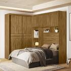 Guarda Roupa Modulado Florença Quarto Com 6 Portas 5 Gavetas