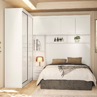 Guarda Roupa Modulado Hera 6 Portas Branco Bnn Decor