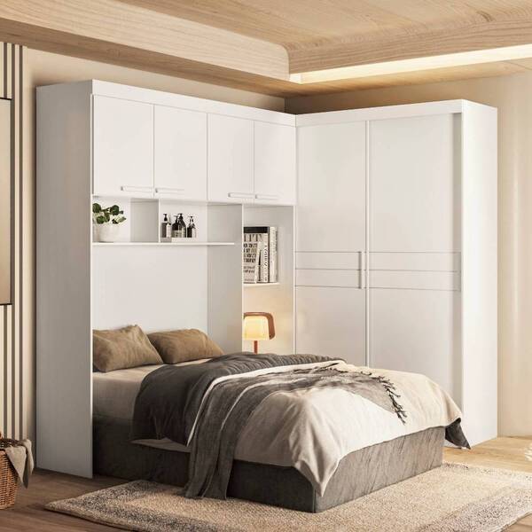 Guarda Roupa Modulado Hera 6 Portas Branco Tana Decor