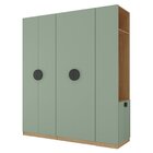 Guarda Roupa Modulado Infantil 3 Peças 2 Gavetas Joy Kids Cab