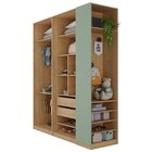 Guarda Roupa Modulado Infantil 3 Peças 2 Gavetas Joy Kids Cab