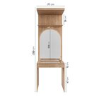 Guarda-roupa Modulado Infantil 3 Peças 4 Portas Com Espelho E