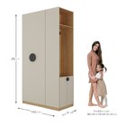 Guarda-roupa Modulado Infantil 4 Portas 2 Gavetas E Sapateira