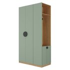 Guarda-roupa Modulado Infantil 4 Portas 2 Gavetas E Sapateira