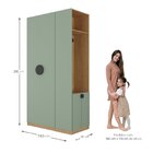 Guarda-roupa Modulado Infantil 4 Portas 2 Gavetas E Sapateira