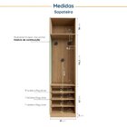 Guarda-roupa Modulado Infantil 4 Portas 2 Gavetas E Sapateira