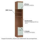 Guarda Roupa Modulado Infinity Com 1 Gaveta - Macadâmia/pista