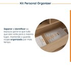 Guarda-roupa Modulado Joy 3 Peças Canto, Nicho Com 2 Gavetas