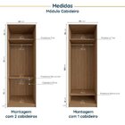 Guarda Roupa Modulado Joy 3 Peças Com Cabideiro Gaveteiro E S