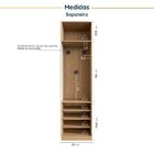 Guarda Roupa Modulado Joy 3 Peças Com Cabideiro Gaveteiro E S