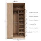 Guarda-roupa Modulado Joy Canto Cabecasa Madeiraoriginals Cin