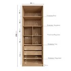 Guarda-roupa Modulado Joy Com Gaveteiro Cabecasa Madeiraorigi