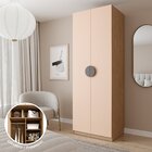 Guarda-roupa Modulado Joy Nichos Com Cabideiro Cabecasa Madei